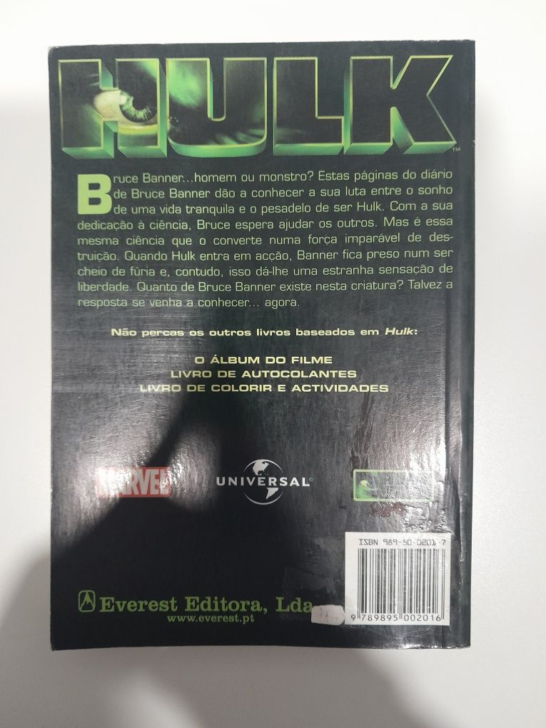 Livro- "O diário Hulk"