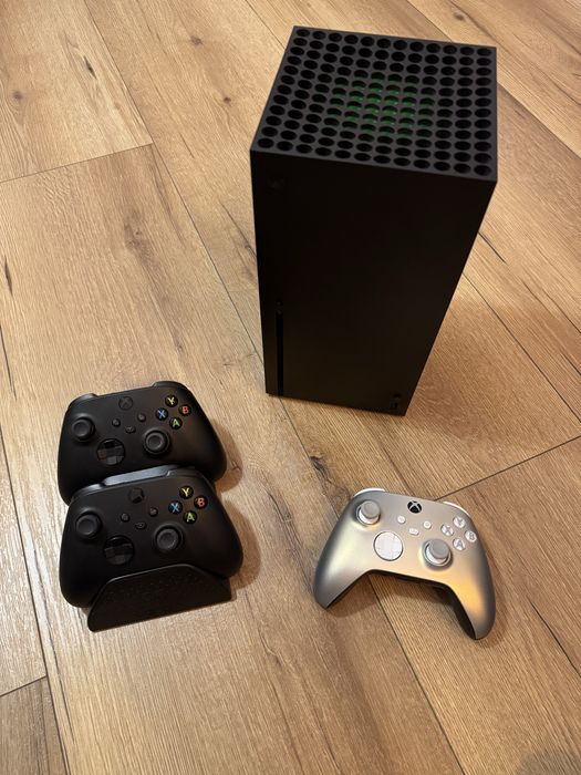 Xbox Series X 1TB + 3 pady + GRY + ładowarka