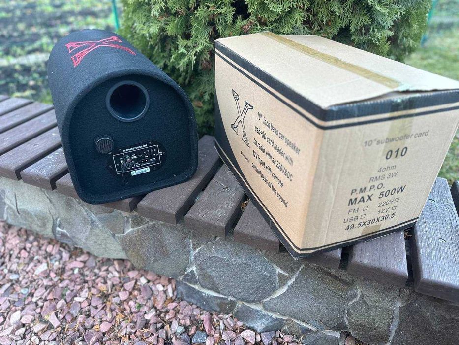 Сабвуфер с усилителем. Колонка от 5 до 12 дюймов. Саб. Bluetooth.