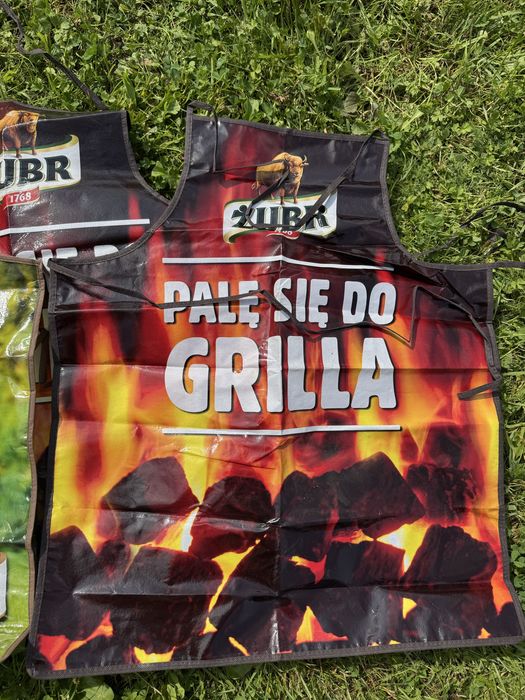 Fartuch dla fanów piwa Żubr grillowy NOWY 2 sztuki