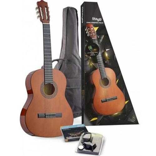 Pack Guitarra Clássica Stagg C542 Starter