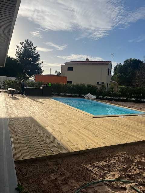 Piscina 8mx4mx1,50 m com tratamento o sal