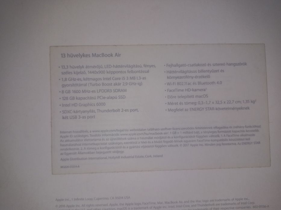 Apple MacBook 13.3 Ідеальний стан | i5 , 128SSD , 8DDR3