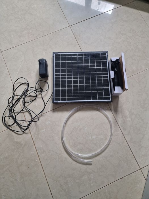 kit de bomba de água solar, que inclui um painel solar, uma bomba subm