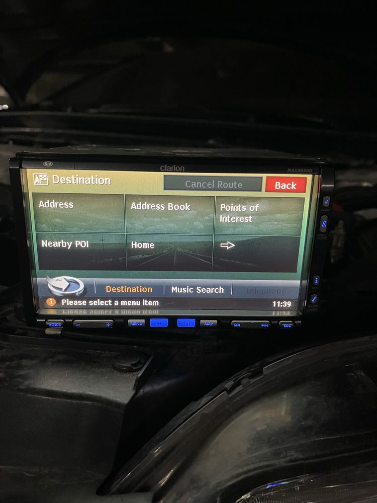Автомагнітола Clarion 983 HD kia