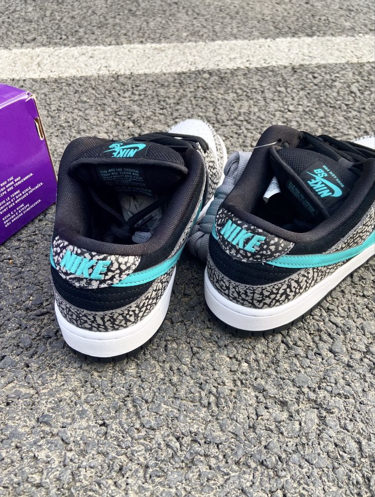 Кросівки Nike SB Dunk Low Atmos Elephant Найк Данки сб про элефант