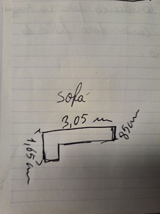 Sofá com chaise longue