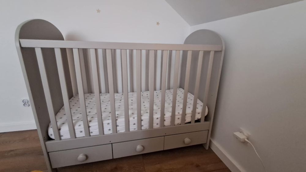 Lóżeczko niemowlece ikea Gonatt
