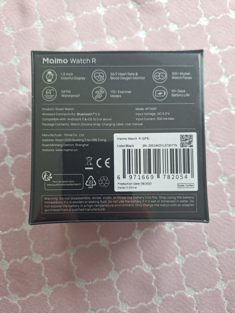 Smartwatch MAIMO WATCH R GPS Nowy