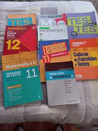 Matemática A livros preparação exames 12 ano
