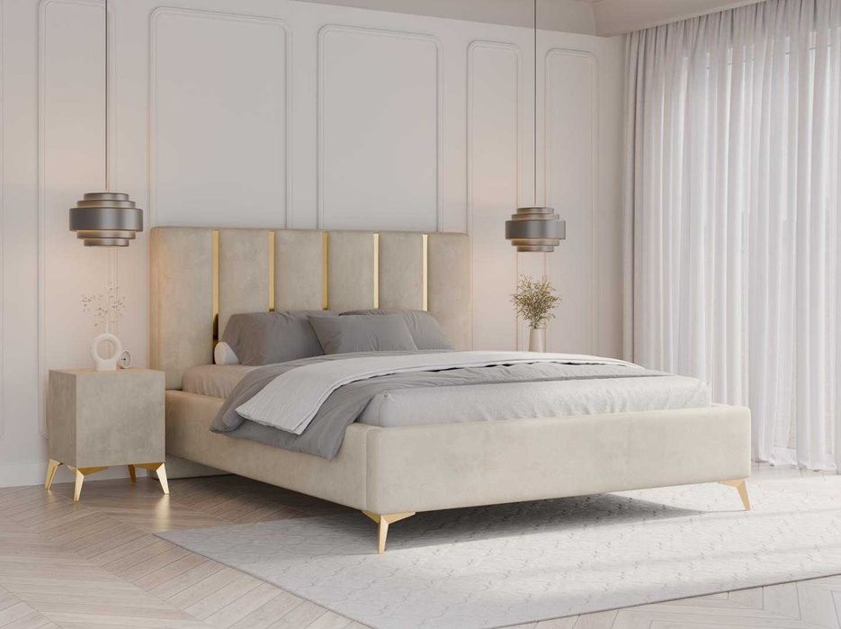 Łóżko tapicerowane  GOLD  120x200, 140x200, 160x200, 180x200, 200x200