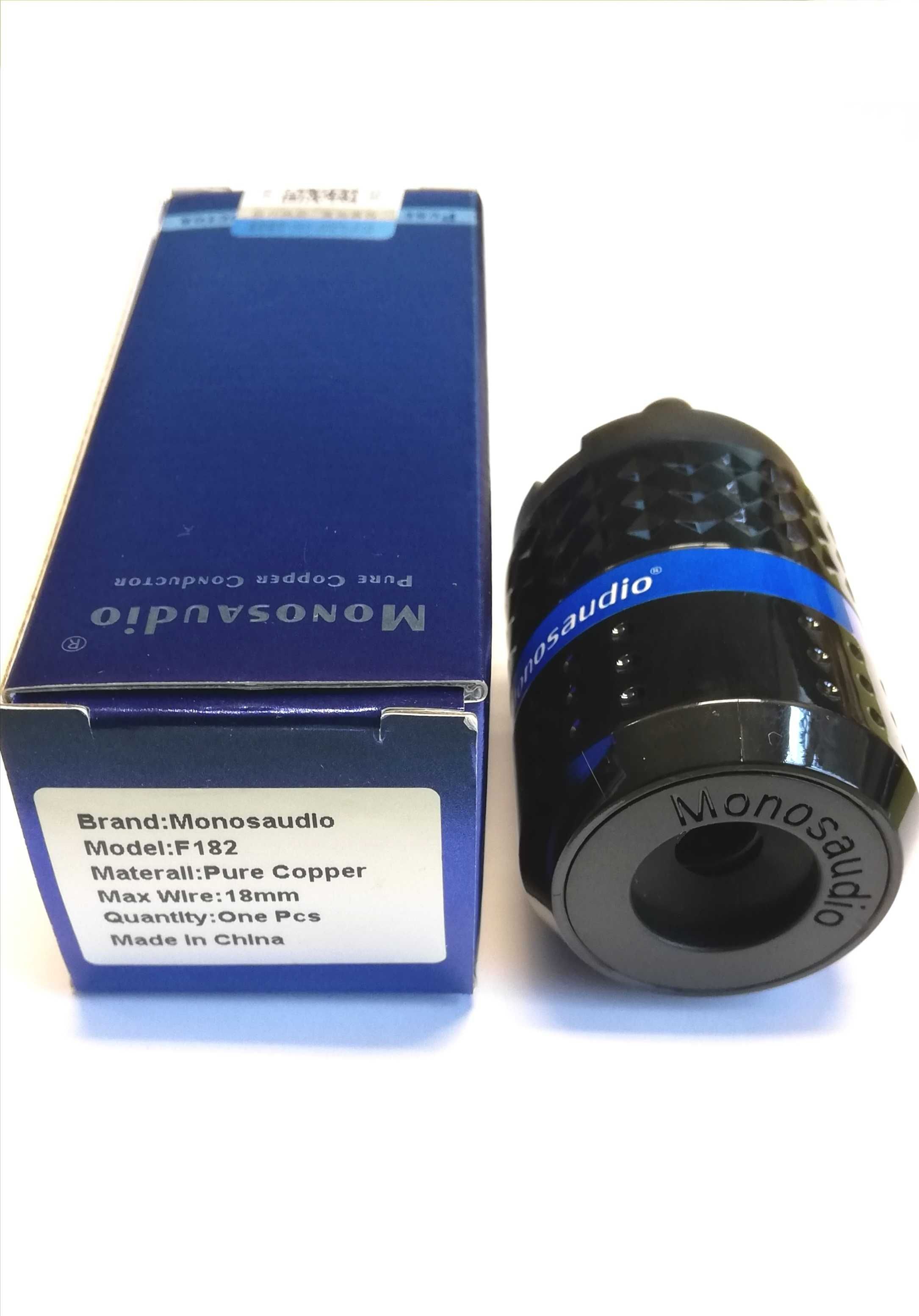 Wtyk C7 Monosaudio F182 - ósemka C7 - czysta miedź