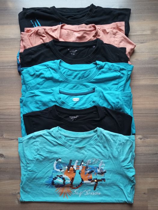 Zestaw podkoszulków na chłopca 140-146