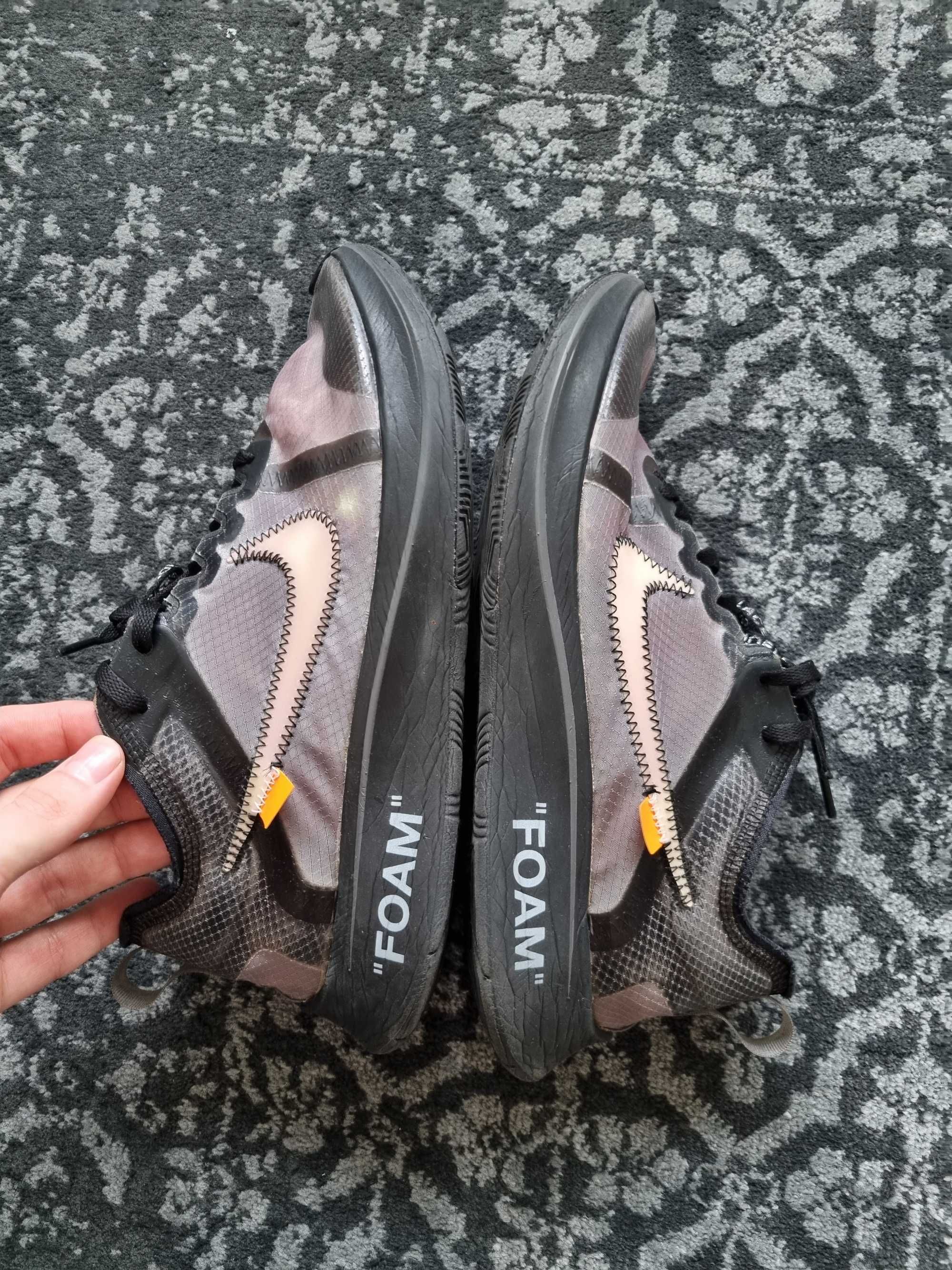 Buty nike x off-white zoom Fly czarne rozmiar 42 tanio!