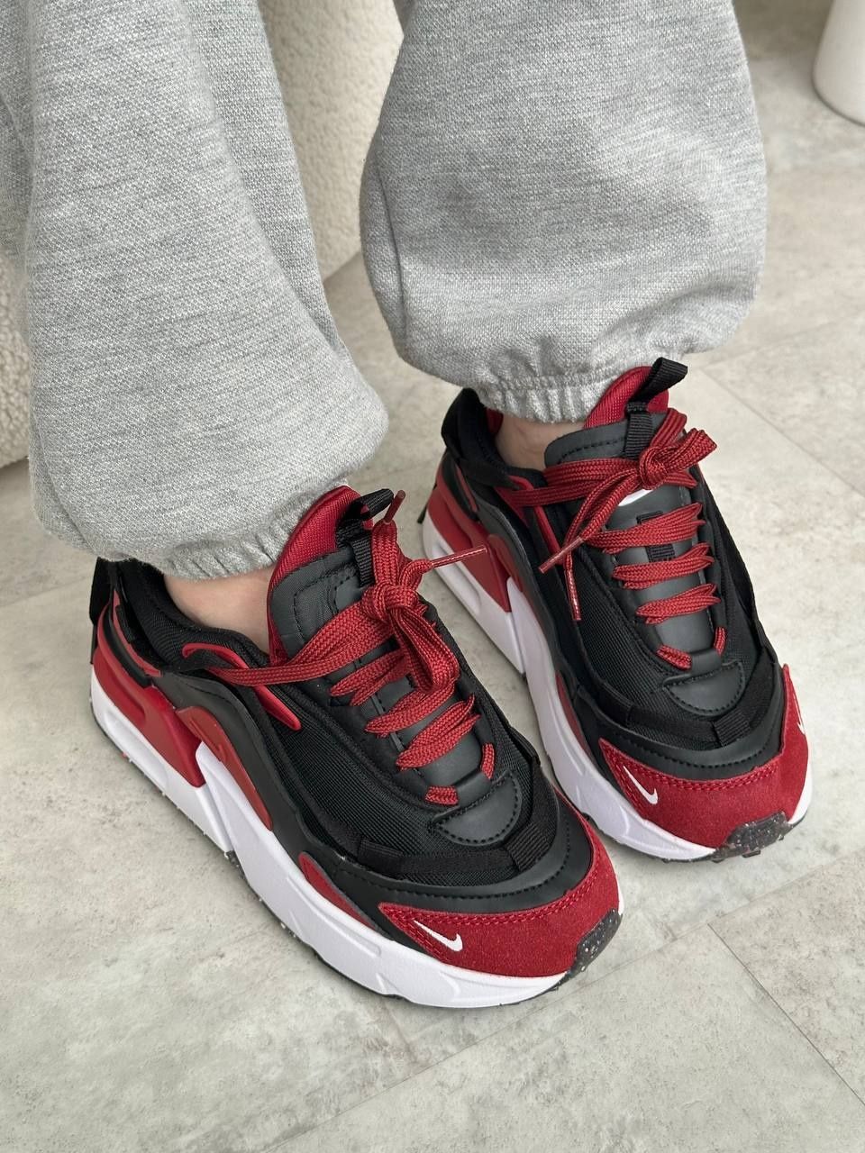 Нові Nike Air Max Furyosa Burgundy Black/Кроссовки/Взуття/Обувь/ Жіноч