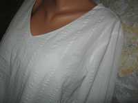 Cotton Traders (не ношенная) белая летняя блуза туника большой размер