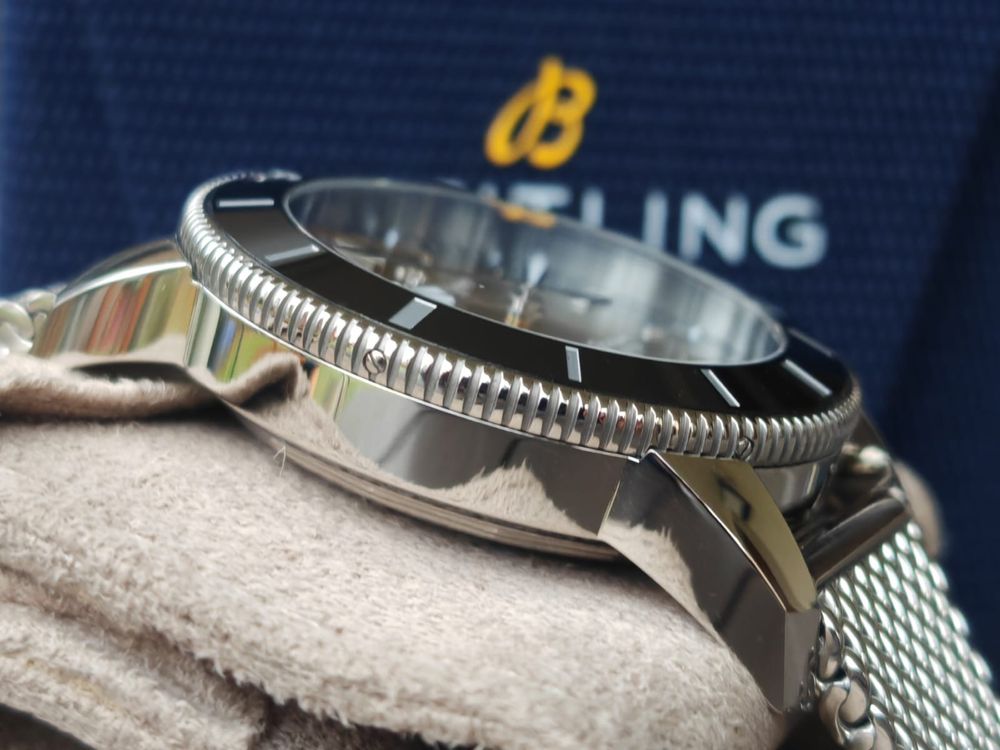 Breitling SuperOcean Heritage B20 44mm mesh gwarancja