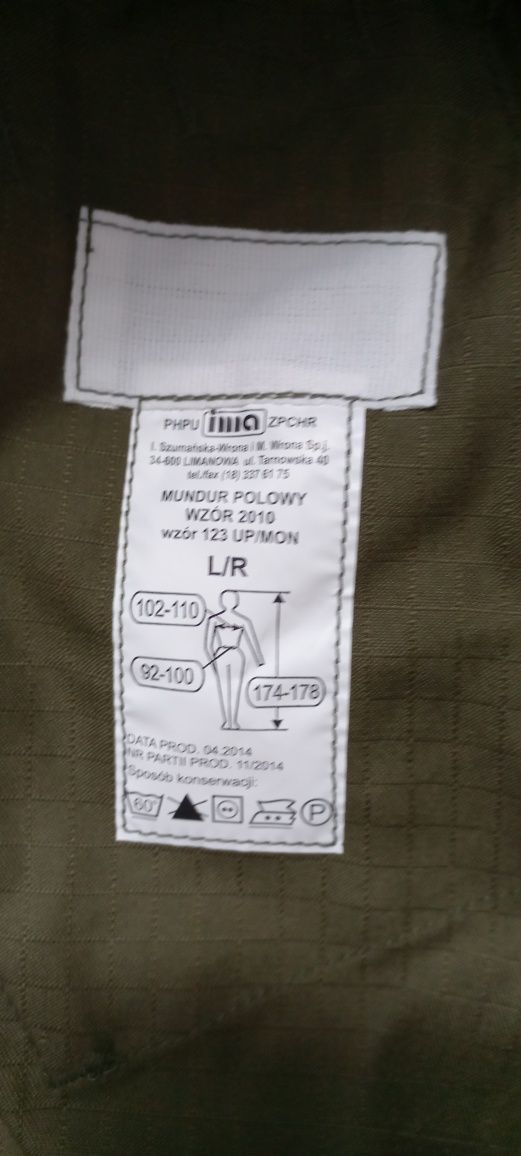 Mundur Polowy wzór 2010 ,wzór 123