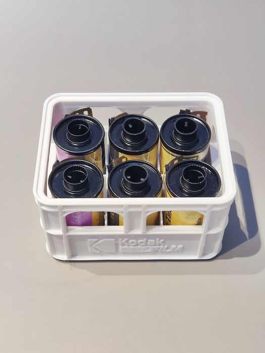 Pack 6 Rolos Kodak 35mm com Caixa Branca