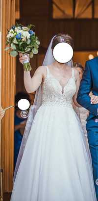 Suknia ślubna, rozmiar 36