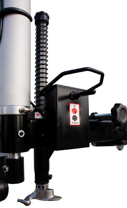 Ramię do niskich profili RUNFLAT do montażownicy półautomat. Kupczyk