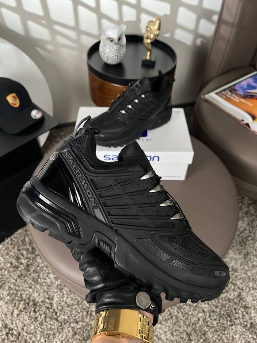Чоловічі кросівки саломон Salomon ACS Pro GTX All Black [41-46]