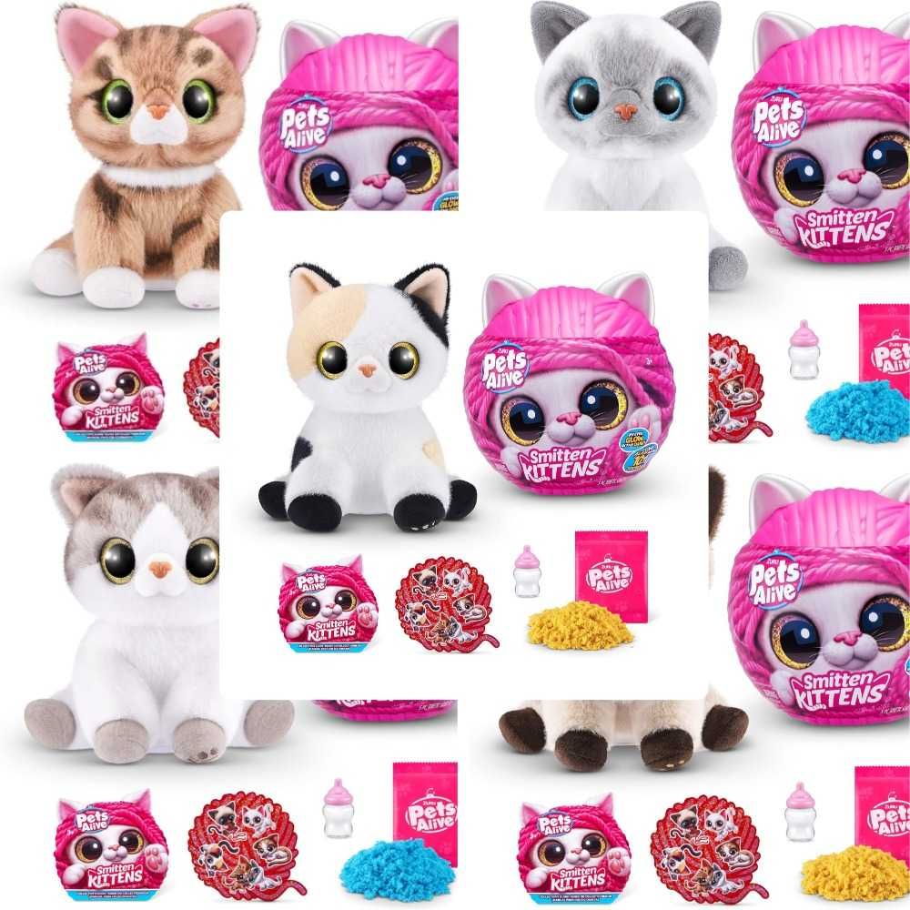 Інтерактивна м'яка іграшка Pets Alive Smitten Kittens  котик