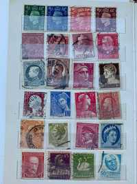 Поштові марки західних країн в альбомі