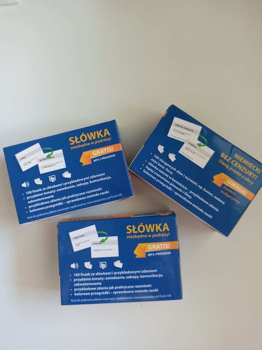 Fiszki Nauka Języków Niemiecki Angielski