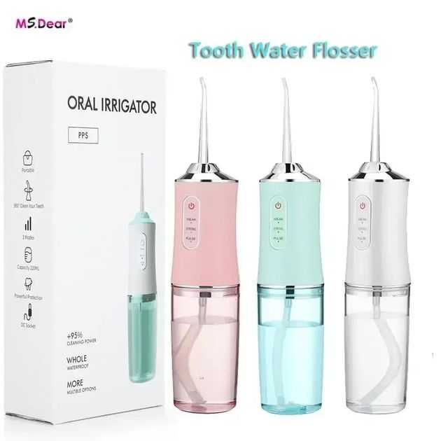 Побутовий іригатор для порожнини рота акумуляторний іригатор для зубів
