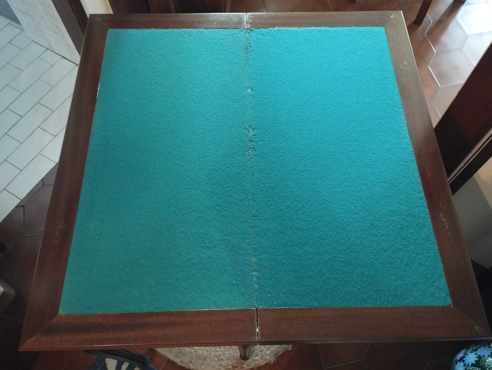 Mesa de jogo c/ tampo dobrável