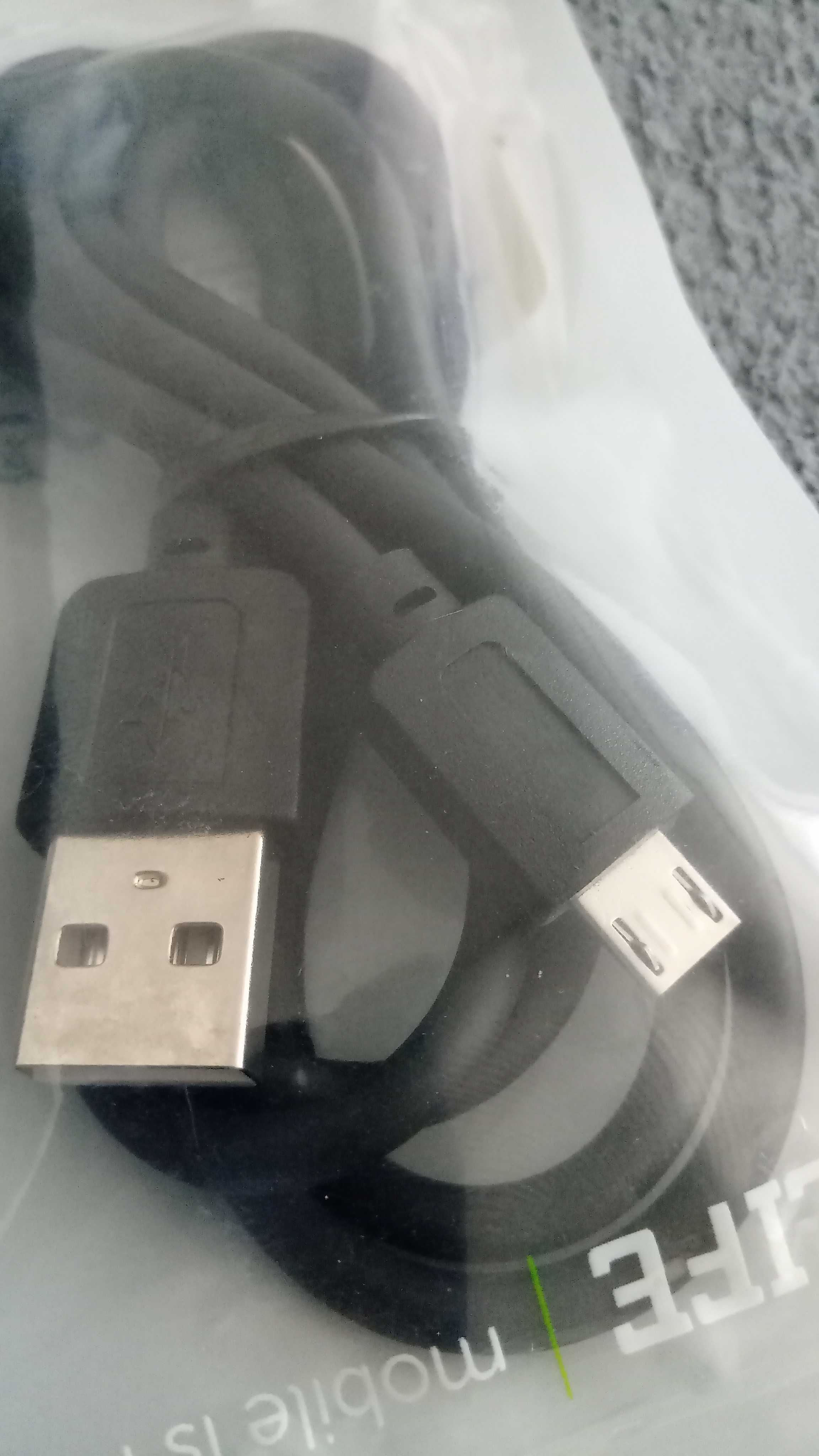 Kabel USB - micro USB 1m nowy