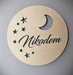 Lampka LED z imieniem na ścianę Grawer lampka nocna Lampka dla dziecka