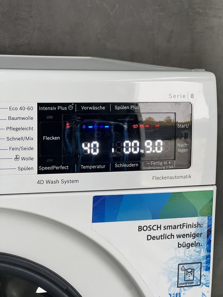 2022 Стиральная Bosch serie 8 WAV28MV3 ВИСТАВКА стиралка пральна