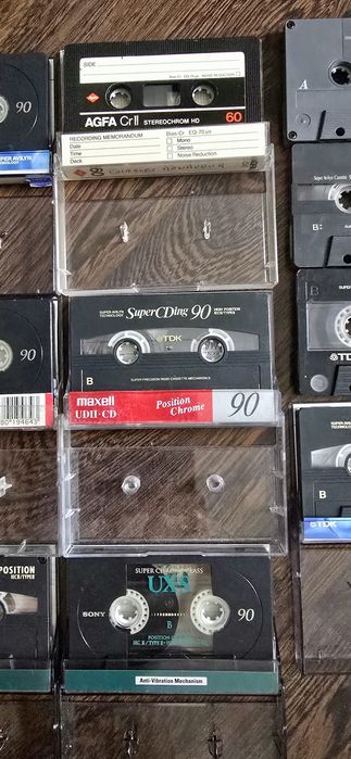 Аудиокассеты аудіокасети 15 шт. Sony Maxwell TDK