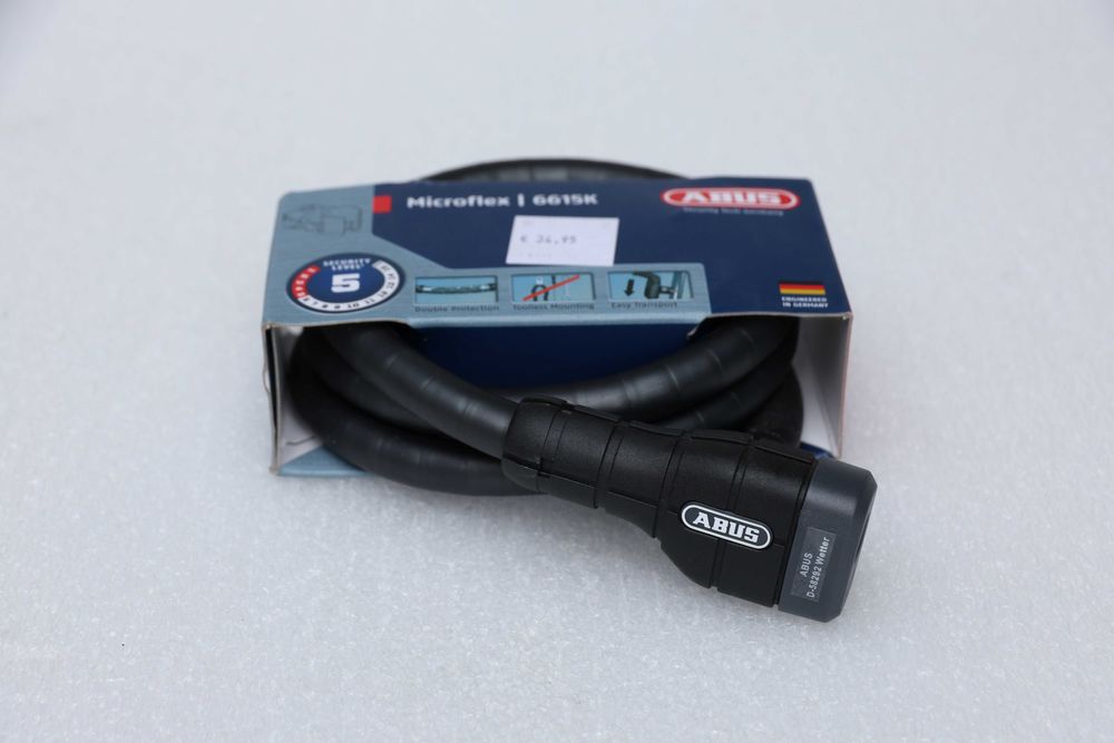 Zapięcie rowerowe Abus Microflex 6615K, linka do roweru nr. 2