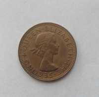 Moneta Nowa Zelandia 1/2 pensa z 1965 roku