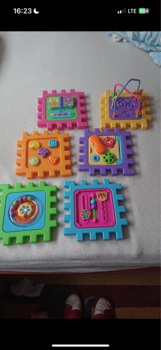 Kostka edukacyhna zabawka dla dwulatka trzylatka