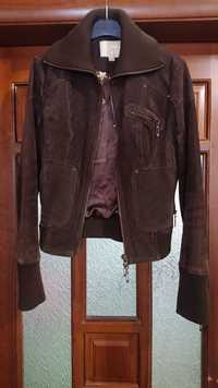 Куртка кожанная женская, M размер, отличное сост