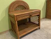 Nocne szafki 60 x 40 x 45/80 cm wys  ratanowe ( komplet 2 szt )