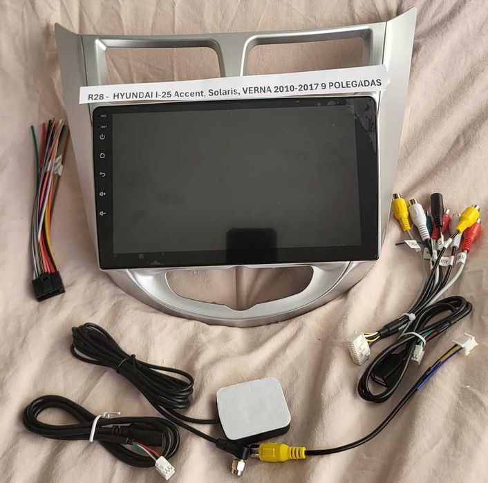 R28 - Auto Rádios HYUNDAI I-25 Accent Solaris VERNA 10 a 17 9`android