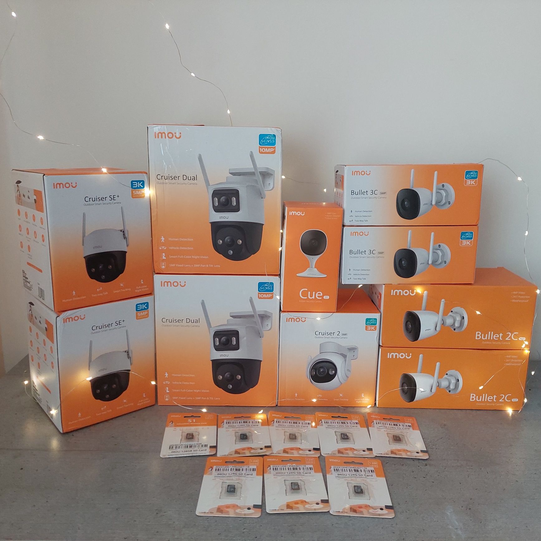 Wi-Fi камера відеоспостереження Imou Bullet 2c 4mp, 3c 5mp, Cruiser SE