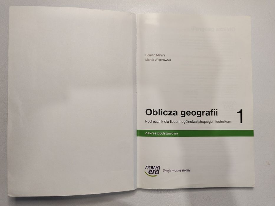 Oblicza geografii 1 - zakres podstawowy Nowa Era