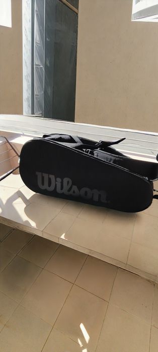 Saco da Wilson  como novo mais duas raquetes Wilson pro staff v14