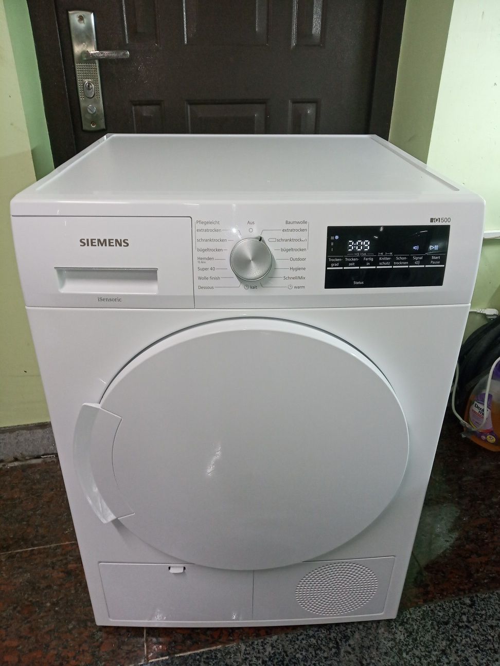 Сушильная машина Siemens IQ500 9кг тэновая тенова из Германии