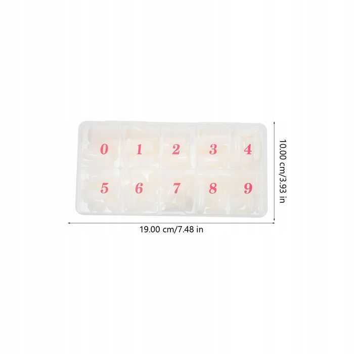 Zestaw Paznokci Nail Art Boxed