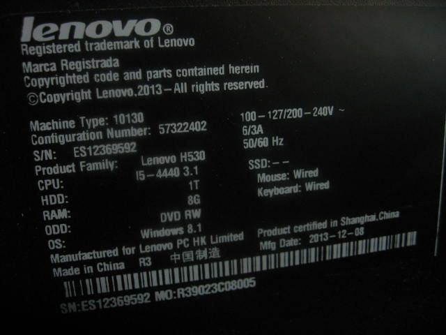 lenovo komputer stacjonarny intel core i5 dysk 8gb , z niemiec