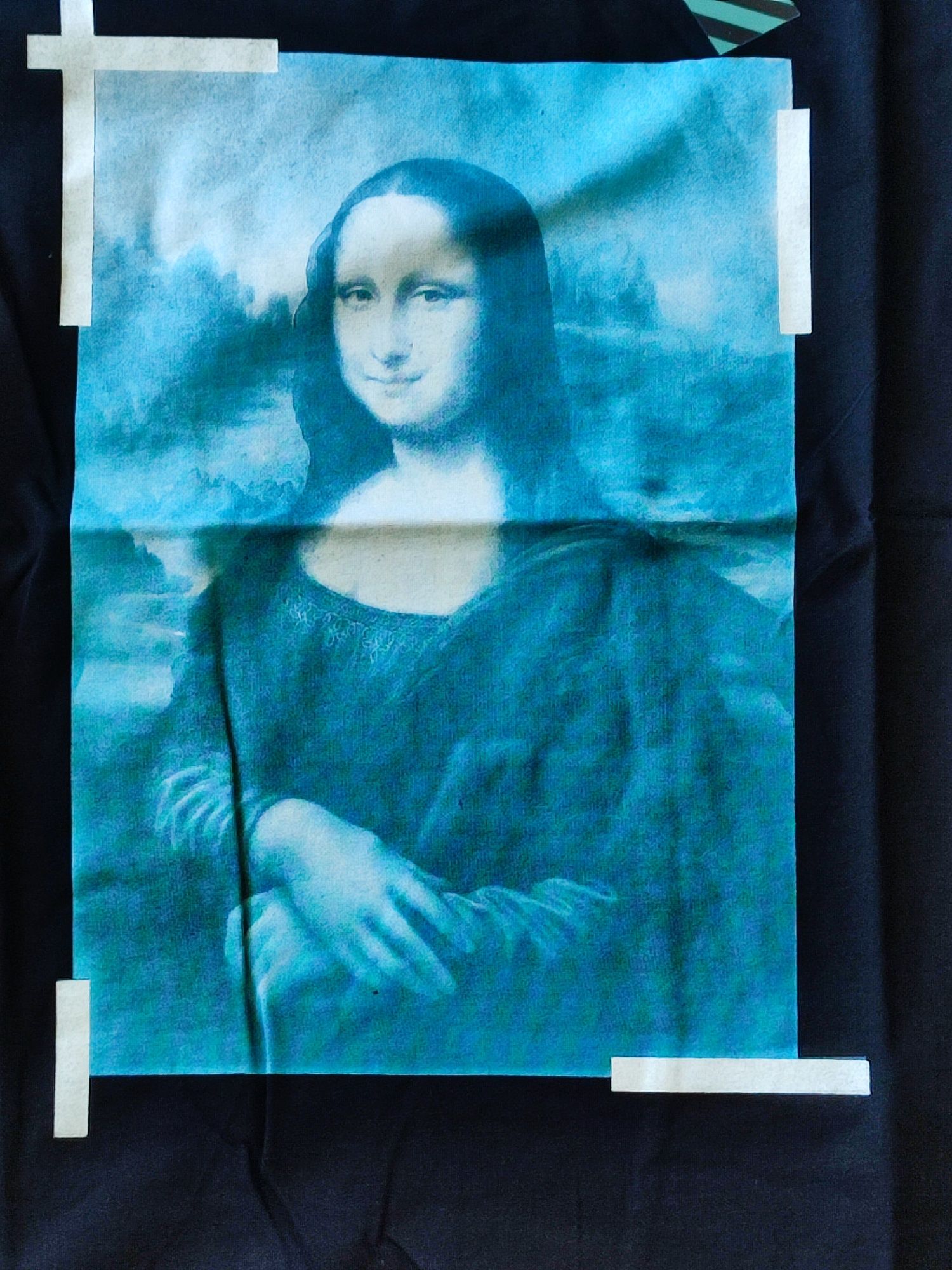 T-shirt męski rozmiar S Mona Lisa Off White