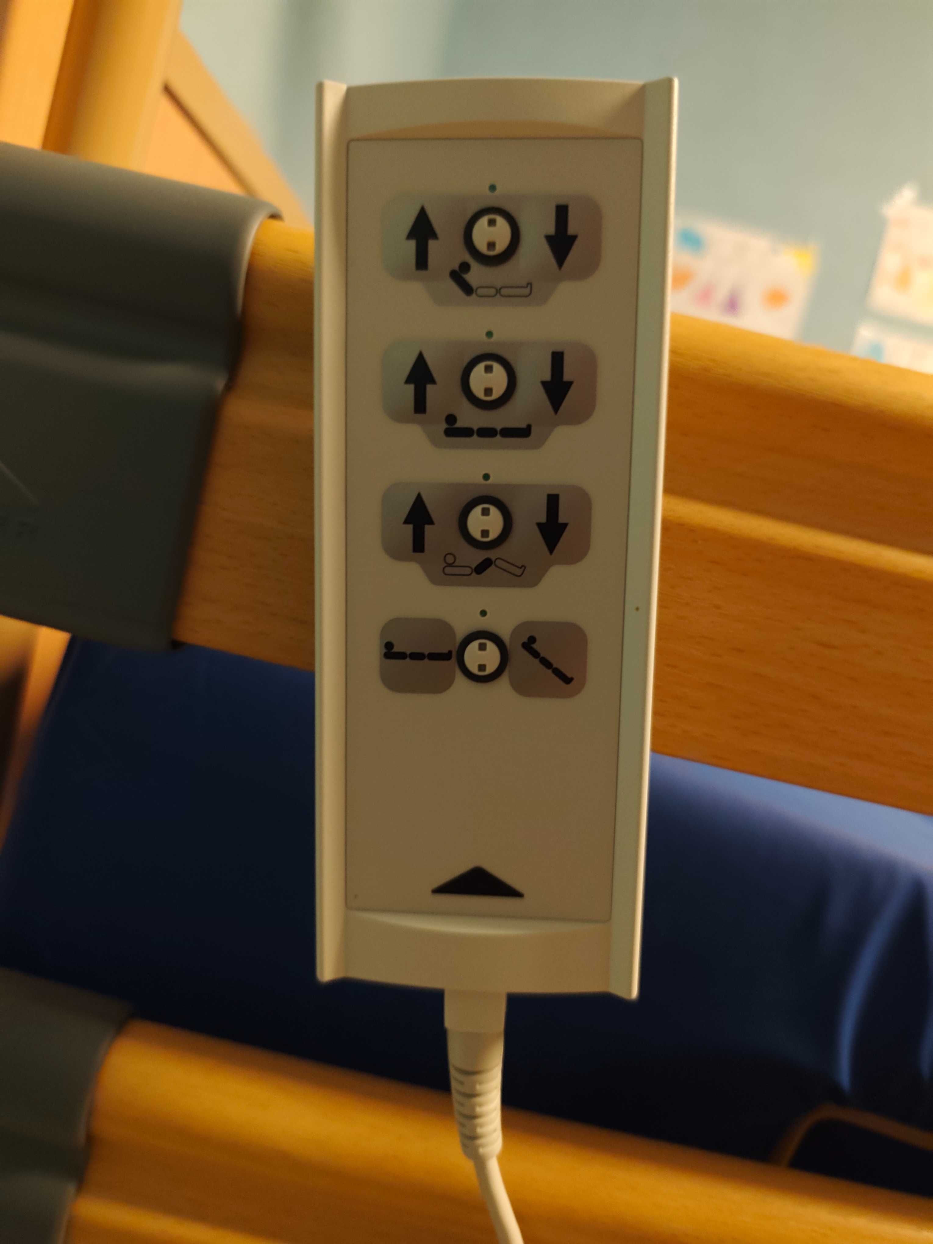 CAMA ELETRICA ARTICULADA + Colchão Premium + Mesa de Leito + Pendural