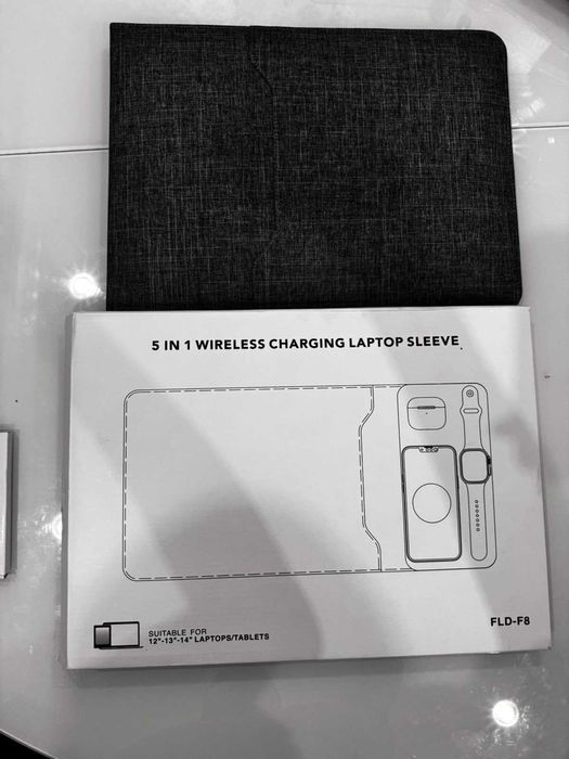 Чохол для ноутбука з бездротовою зарядкою 5 в 1 діагональ 12, 13 і 14